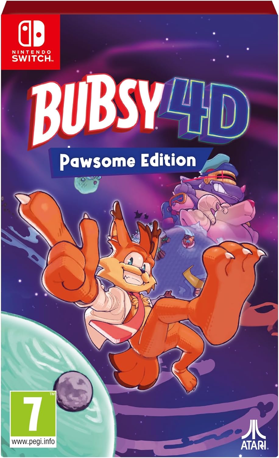 Bubsy 4D Pawsome Edition Nintendo Switch Game
