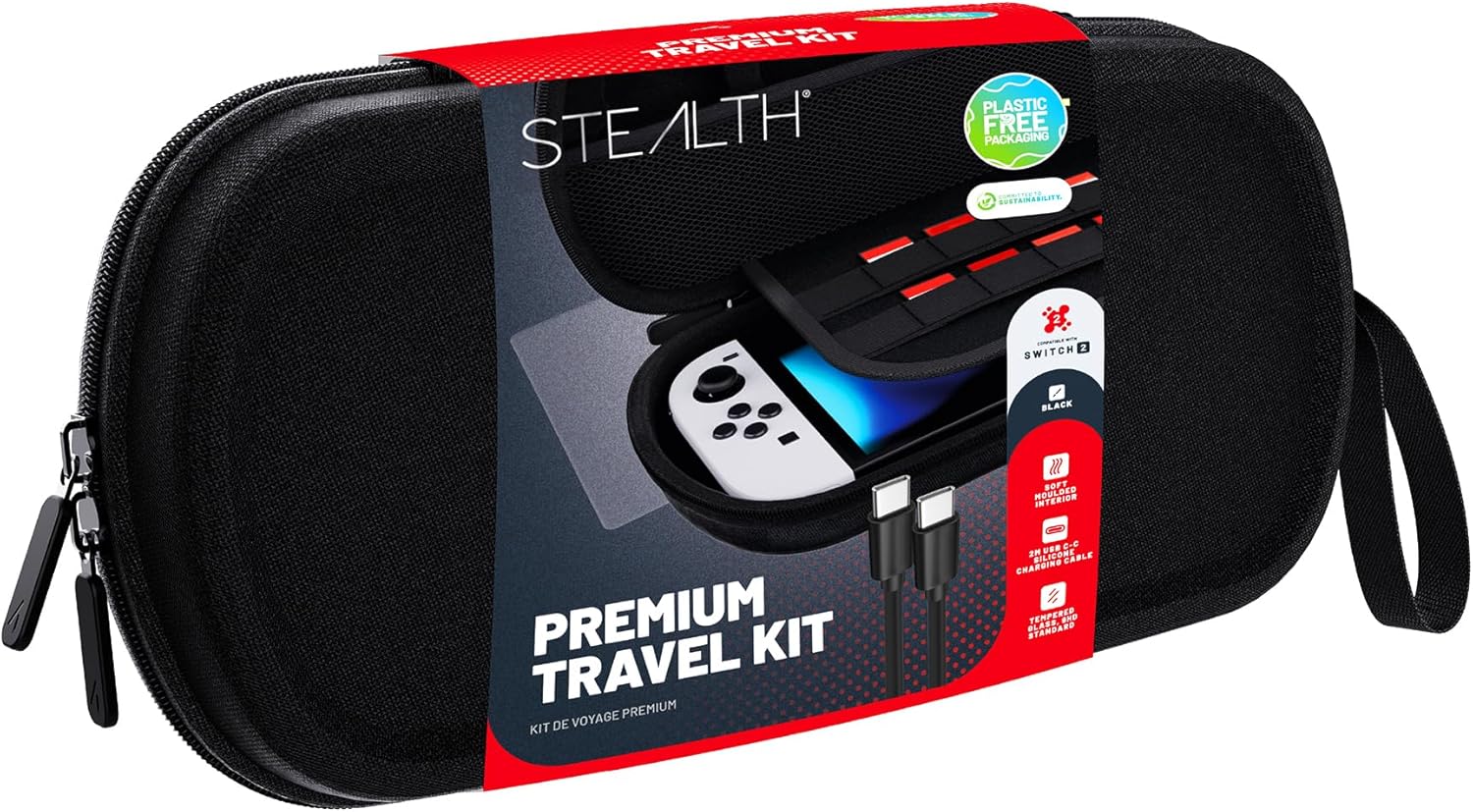 Stealth Premium Travel Kit S2-PTK for Nintendo Switch 2