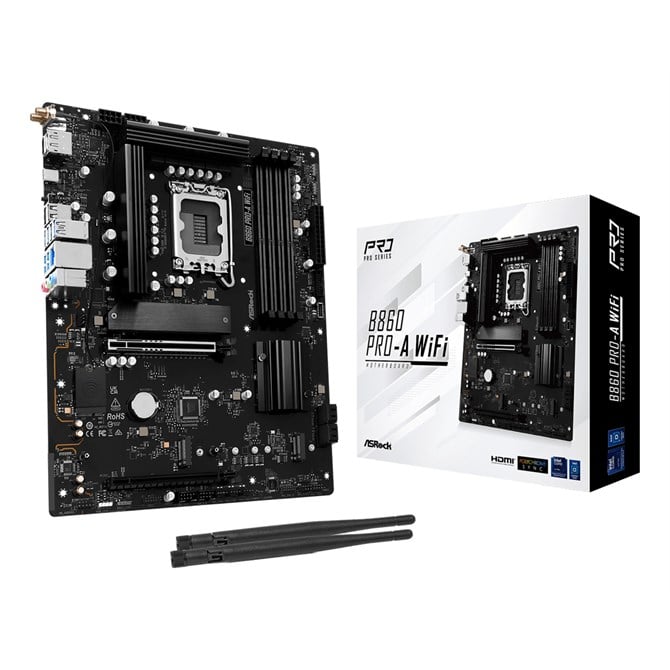 Asrock B860 PRO-A WIFI Intel B860 LGA 1851 Socket V1 ATX