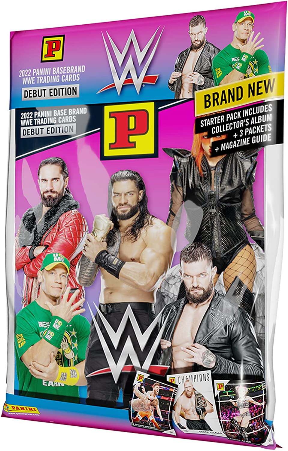 Colección De Tarjetas Coleccionables Panini Wwe 2022 Edición Debut