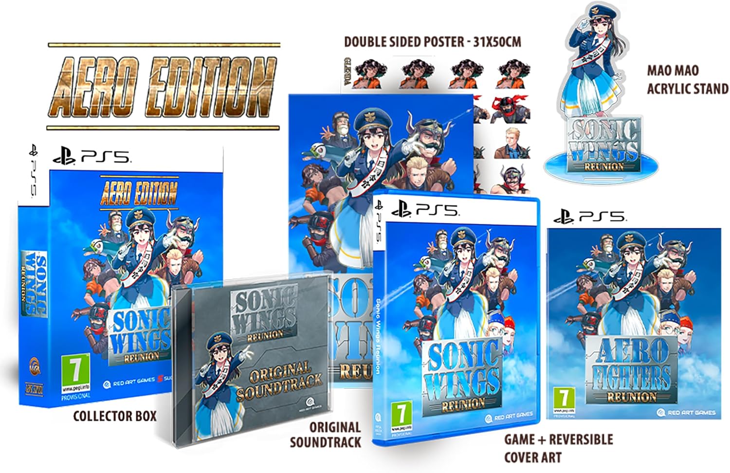 Sonic Wings Reunion Aero Edition Sony Playstation 5 PS5 Game