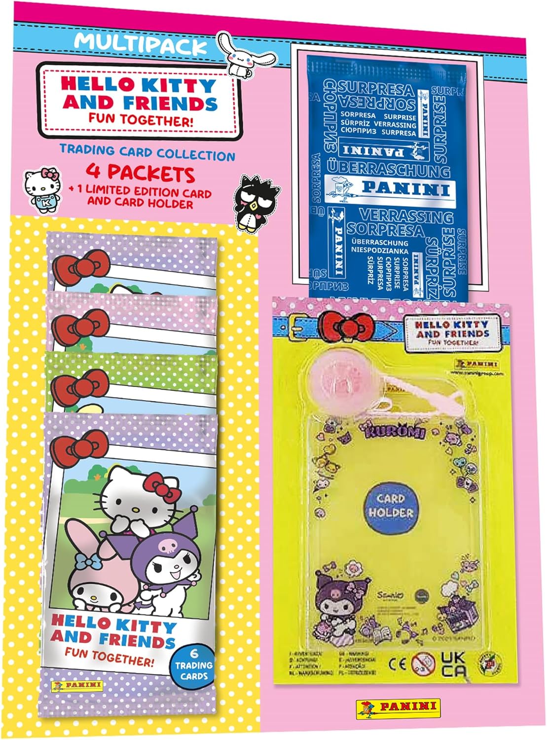 HELLO KITTY - Panini Trading cards (1 col + 2 poch... Cartes à jouer chez