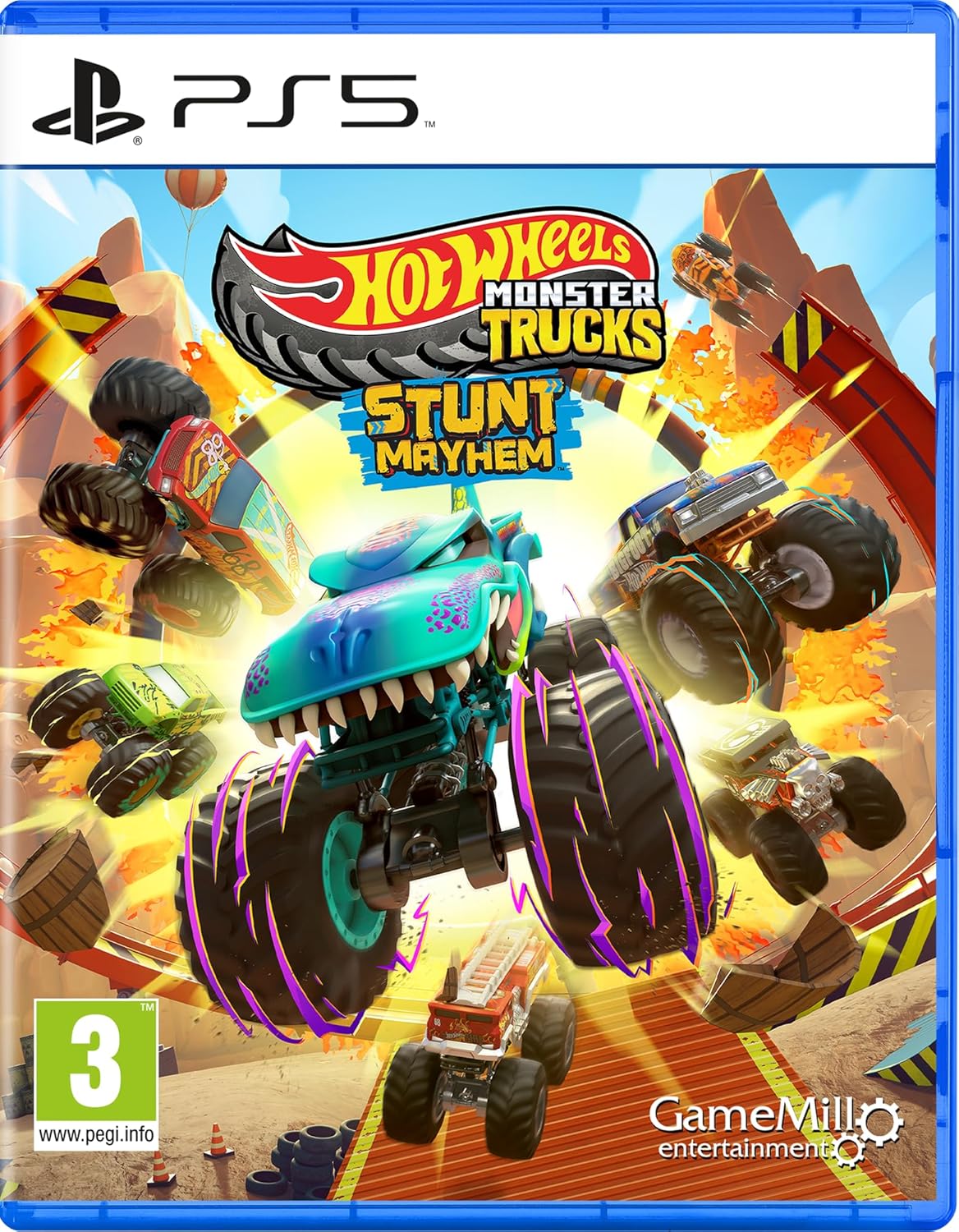 Hot Wheels Monster Trucks Stunt Mayhem Sony Playstation 5 PS5 Game