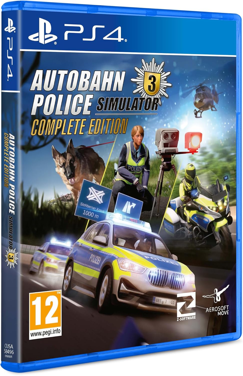Autobahn Police Simulator 3 Complete Edition Sony Playstation 4 PS4 Game