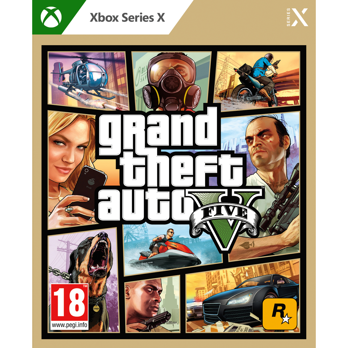 Rockstar Games Grand Theft Auto V Xbox Series X Multiplayer mode M Mature Physic