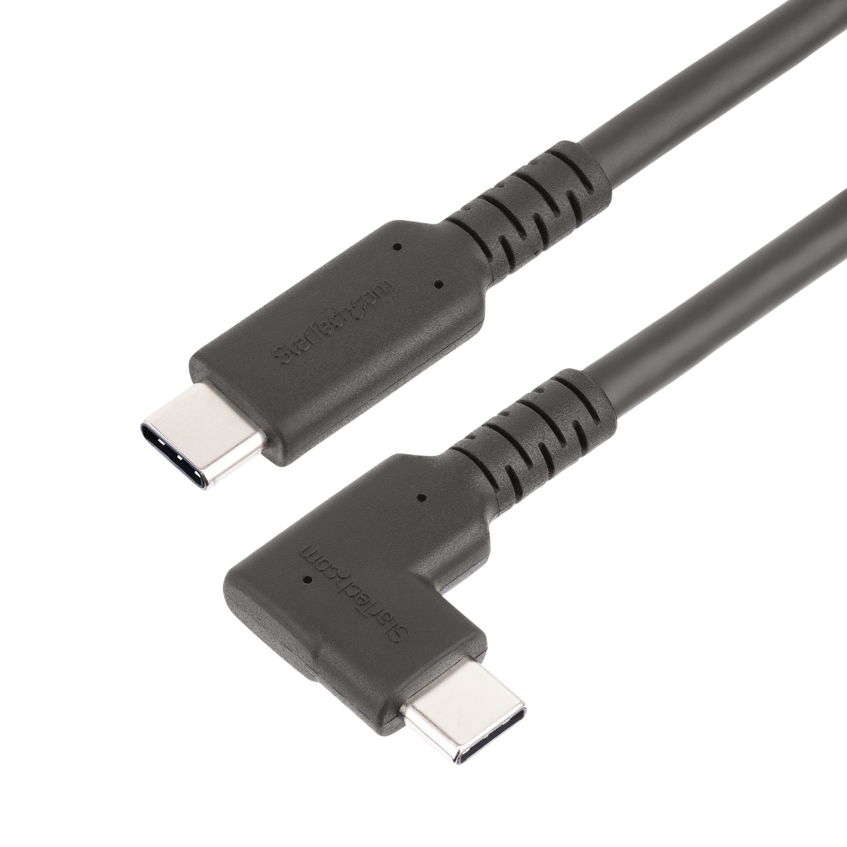 Startech 3ft 1m Rugged Right Angle USB-C Cable USB 3.2 Gen 2 10 Gbps Full-Featur