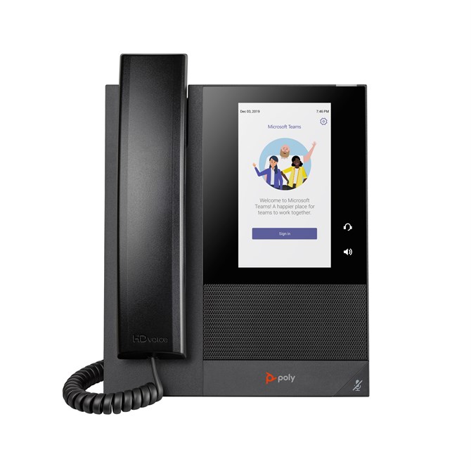 HP Poly CCX 400 Business Media Phone for Microsoft Teams and PoE-Enabled