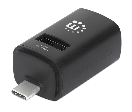 Manhattan Usb-C 3-Port Hub Ultra Compact 3X Usb-A Ports 1X 5 Gbps Usb 3.2 Gen1 A
