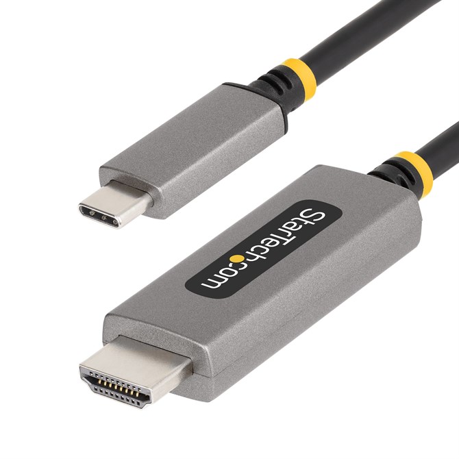 StarTech.com 10ft 3m USB-C to HDMI Adapter Cable 8K 60Hz 4K 144Hz HDR10 USB Type