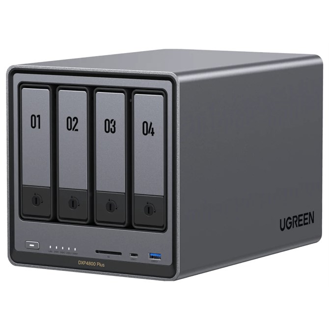 Ugreen NASync DXP4800 Plus NAS Desktop Intel� Pentium� 8 GB DDR5 UGOS PRO Black