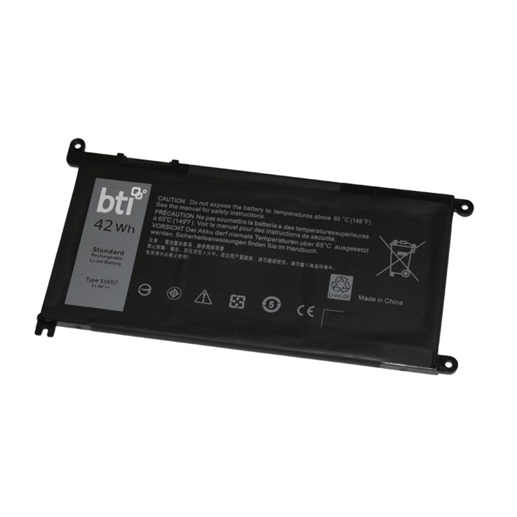 BTI FY8XM compatible 42Wh 3-cell battery for Dell Chromebook 3180