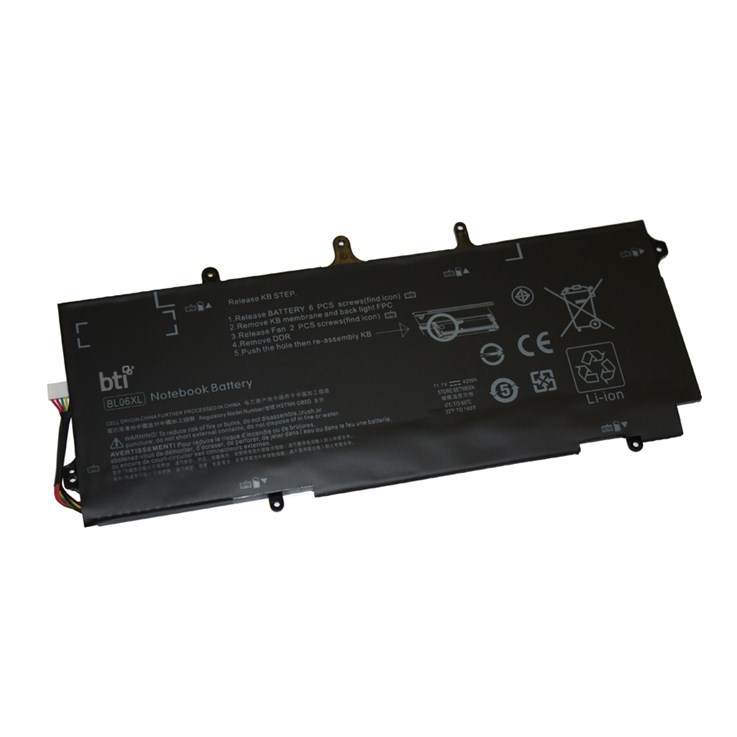 BTI 722236-2C1 compatible 42Wh 3-cell battery for HP FOLIO 1040 G0 G1 G2
