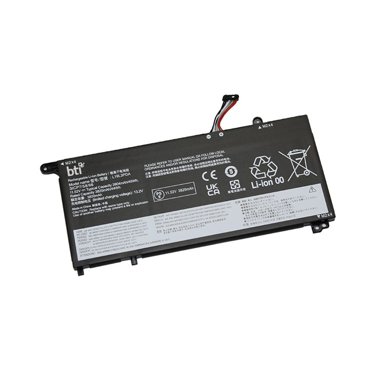 BTI L19M3PDA compatible 44Wh 3-cell battery for LENOVO THINKBOOK 14 G4 G5
