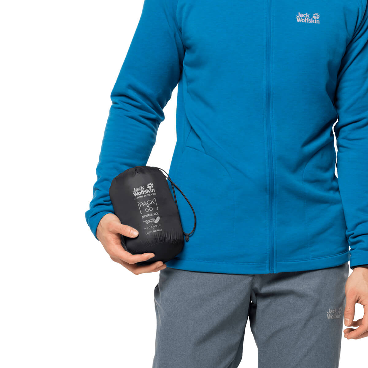 Jack Wolfskin Mens JWP Down Jacket Night Blue S