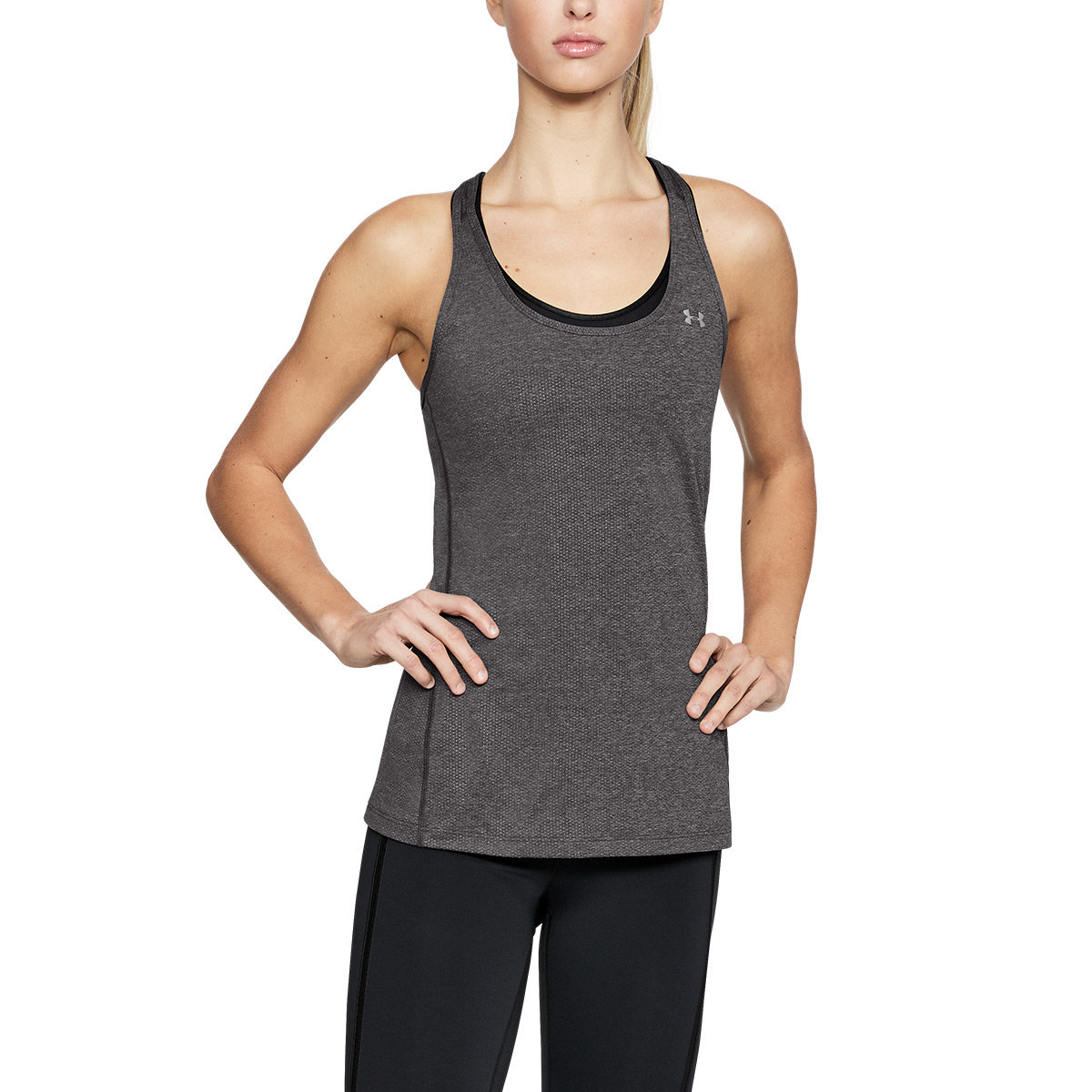 Under Armour 2018 Womens UA HeatGear Armour Racer Tank Sport Gym
