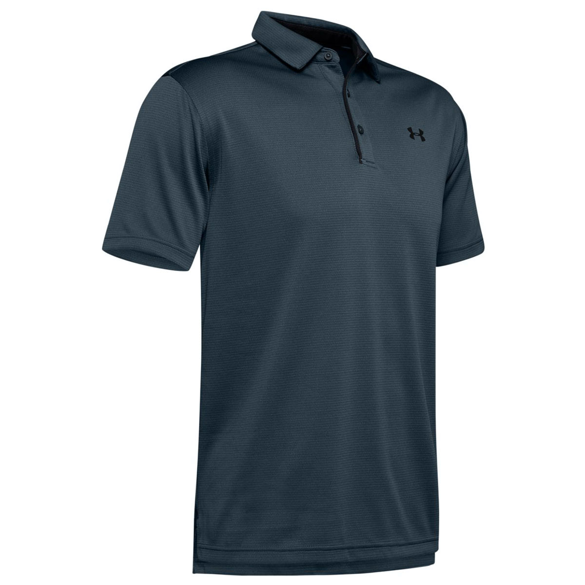Under Armour Mens Golf Tech Wicking Textured Soft Light Polo Shirt - Picture 115 of 116