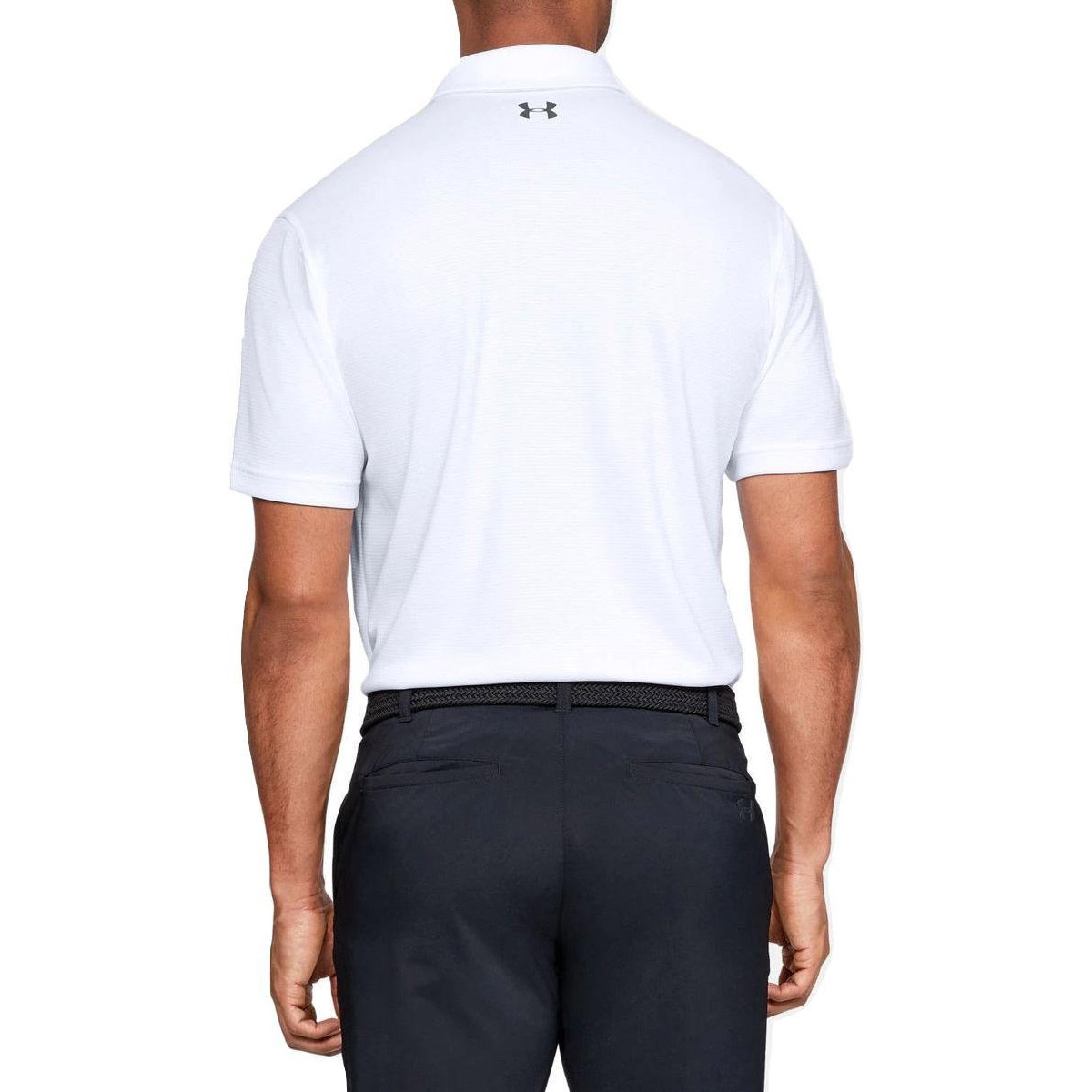 Under Armour Mens Golf Tech Wicking Textured Soft Light Polo Shirt - Picture 110 of 116