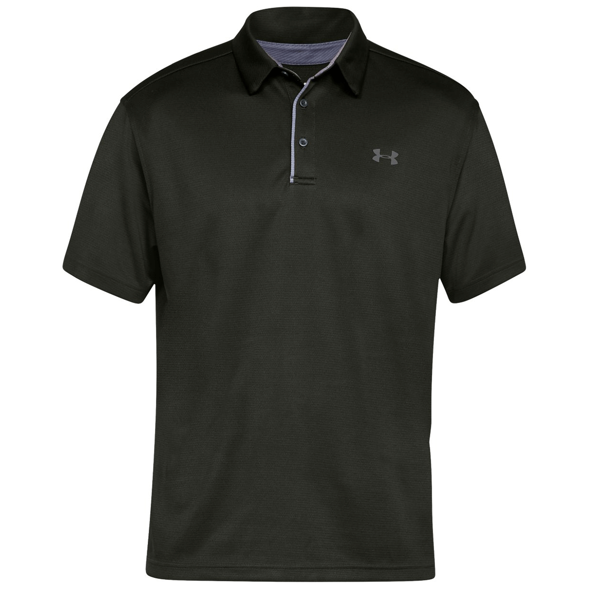 Under Armour Mens Golf Tech Wicking Textured Soft Light Polo Shirt - Picture 9 of 116