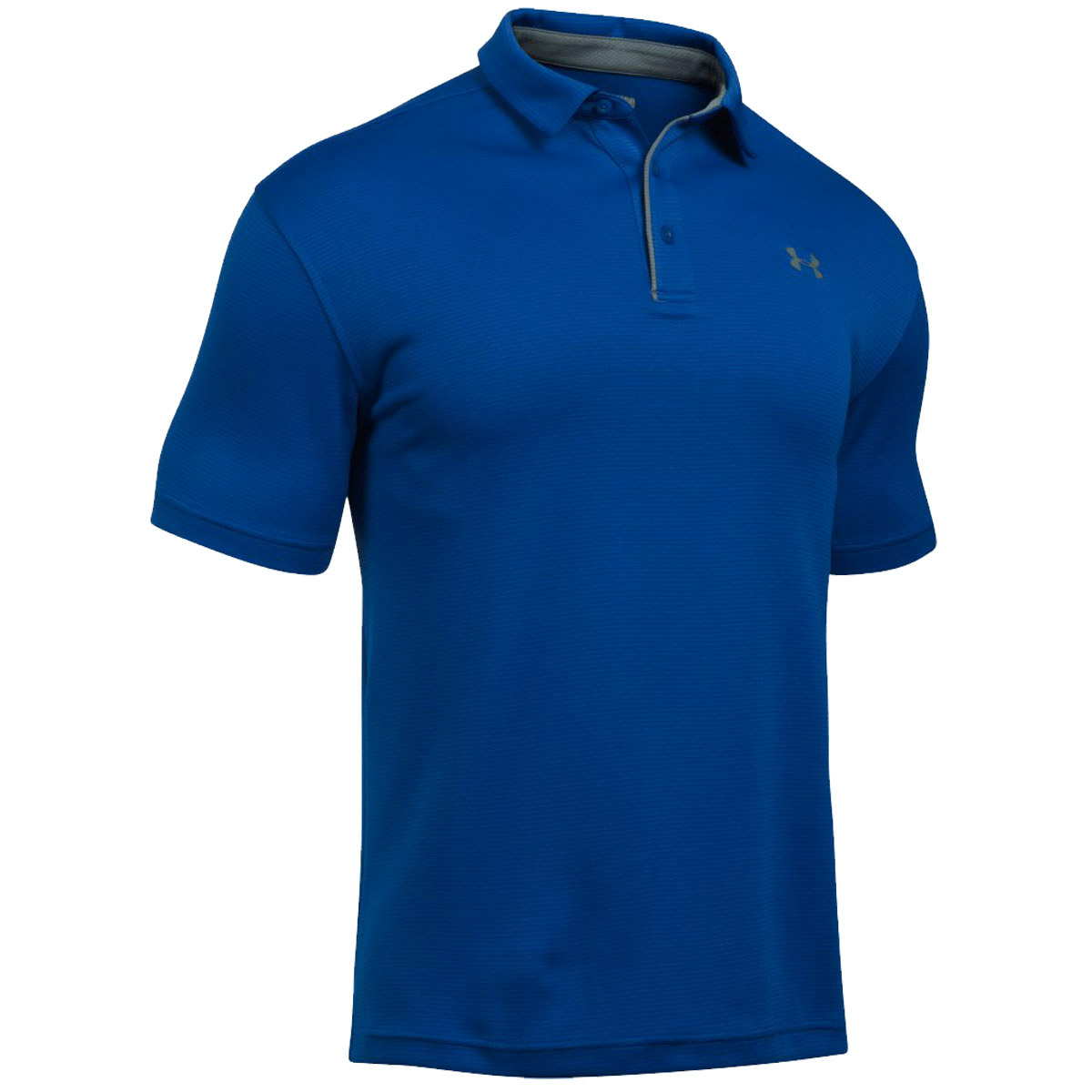 Under Armour Mens Golf Tech Wicking Textured Soft Light Polo Shirt - Picture 77 of 116