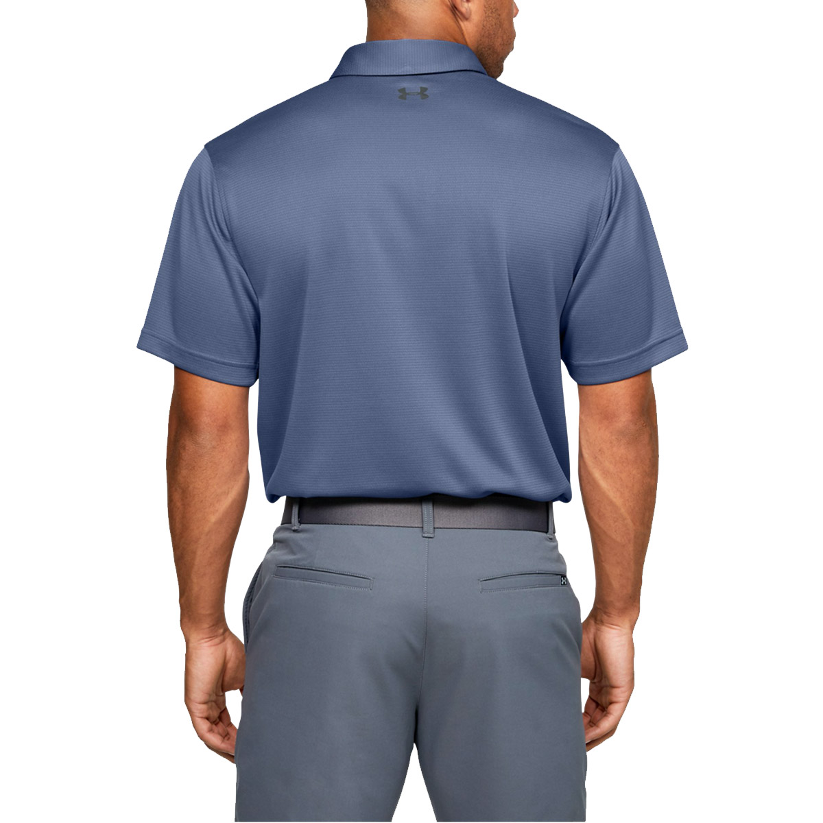 Under Armour Mens Golf Tech Wicking Textured Soft Light Polo Shirt - Picture 98 of 116