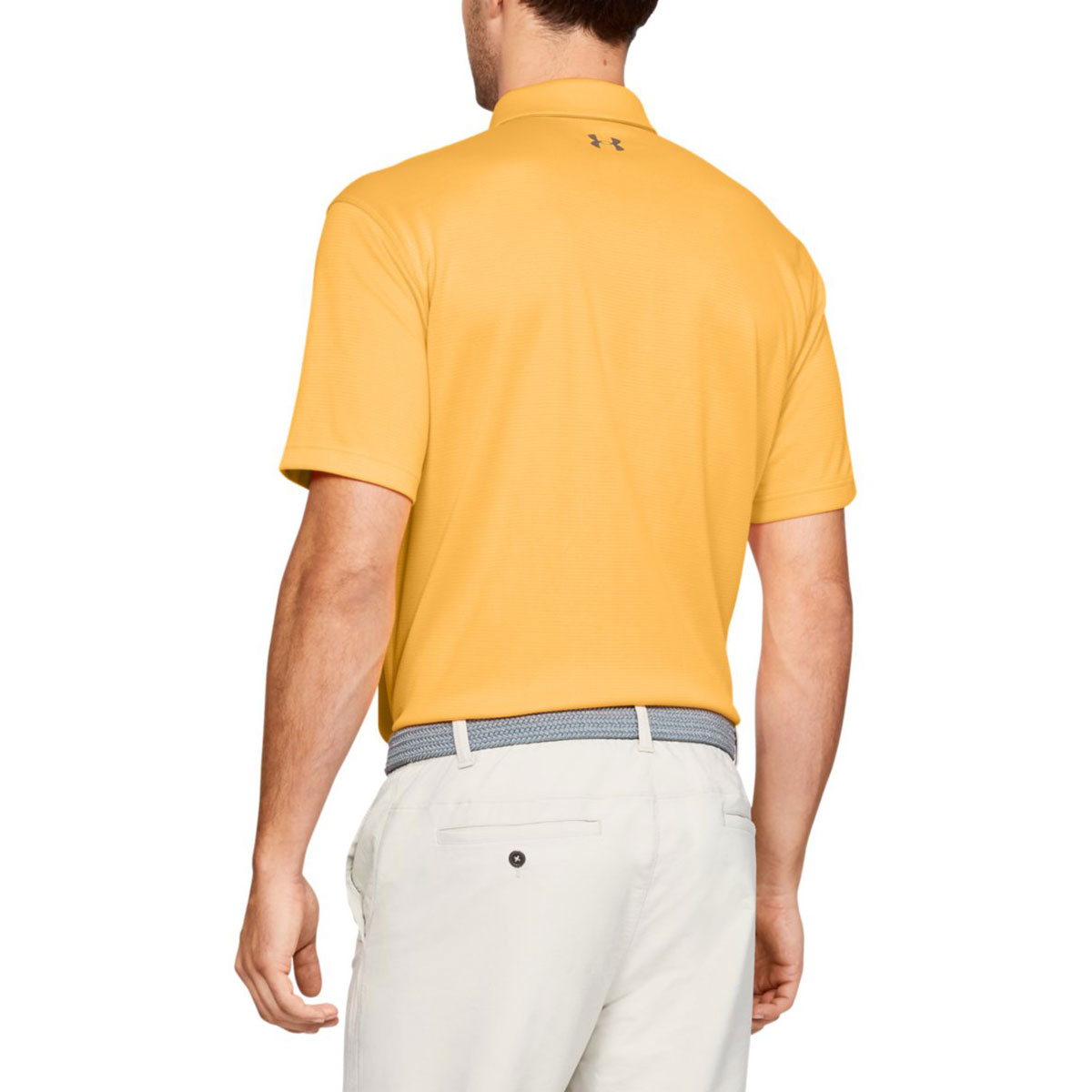 Under Armour Mens Golf Tech Wicking Textured Soft Light Polo Shirt - Picture 52 of 116