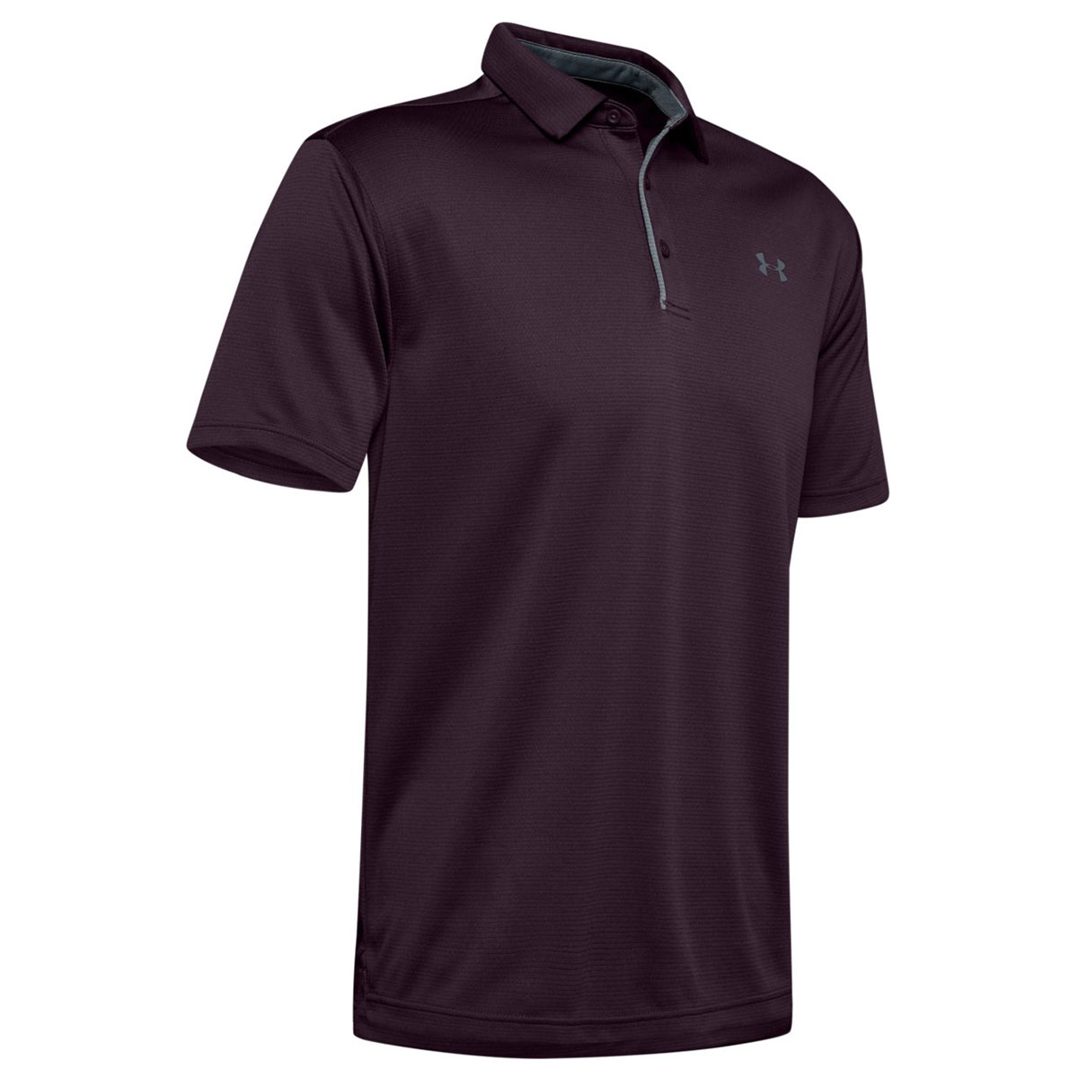 Under Armour Mens Golf Tech Wicking Textured Soft Light Polo Shirt - Picture 49 of 116