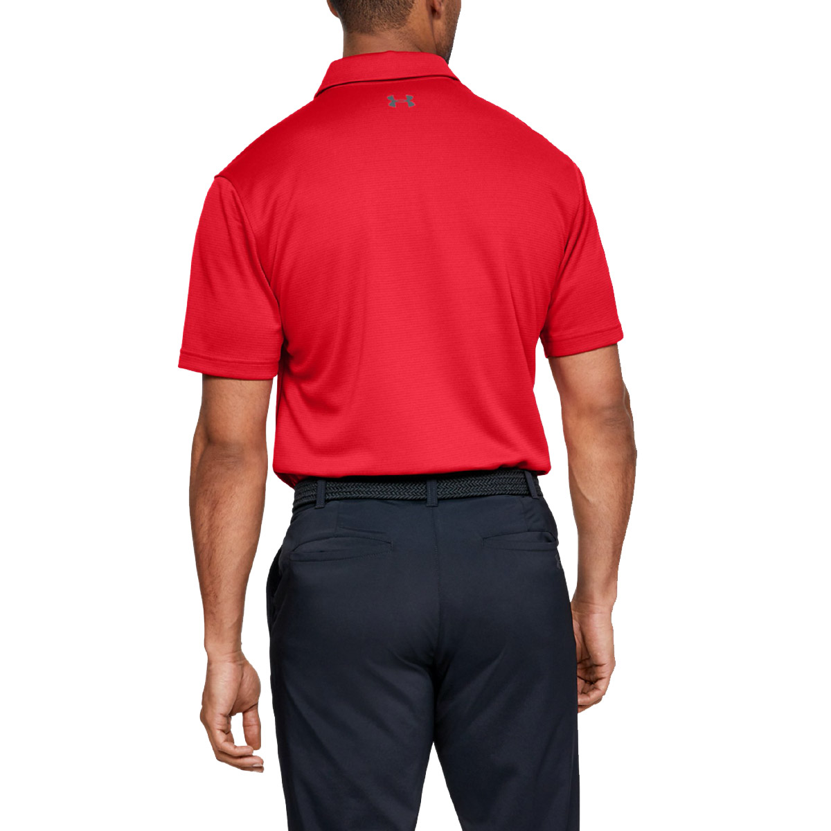 Under Armour Mens Golf Tech Wicking Textured Soft Light Polo Shirt - Picture 72 of 116