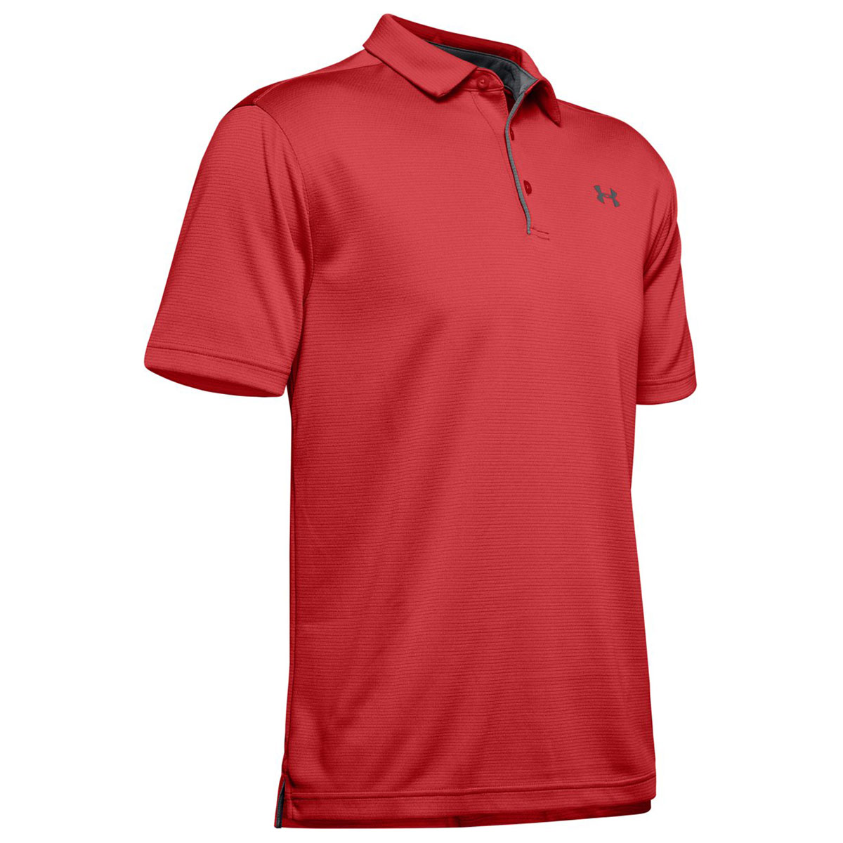 Under Armour Mens Golf Tech Wicking Textured Soft Light Polo Shirt - Picture 61 of 116