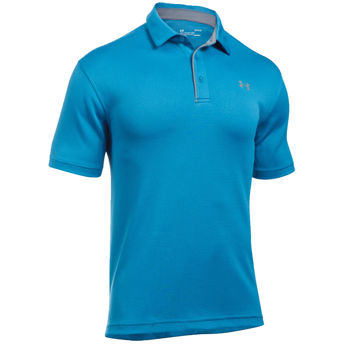 Under Armour Mens Golf Tech Wicking Textured Soft Light Polo Shirt - Picture 15 of 116