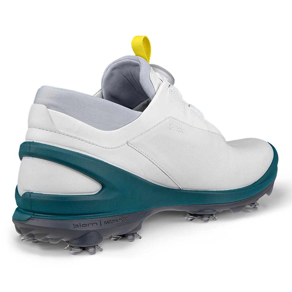 Ecco Mens 2025 BIOM Tour Boa Phorene Waterproof Leather Spiked Golf Shoes - Picture 8 of 9