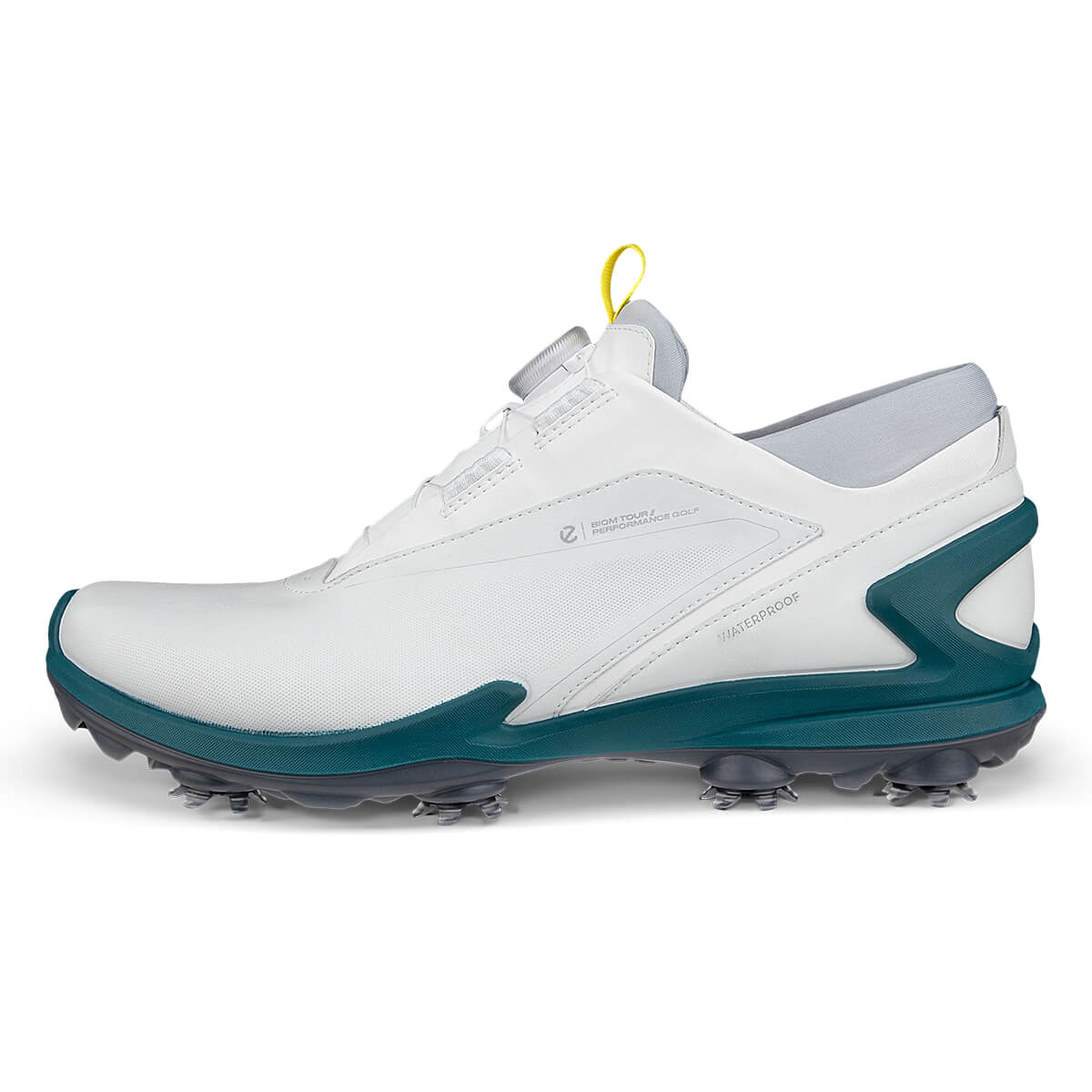 Ecco Mens 2025 BIOM Tour Boa Phorene Waterproof Leather Spiked Golf Shoes - Picture 9 of 9