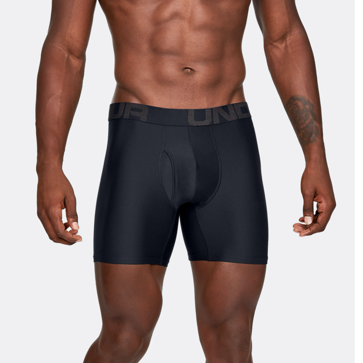 Under Armour Mens Tech 6in 2 Pack Soft Comfort Stretch Performance