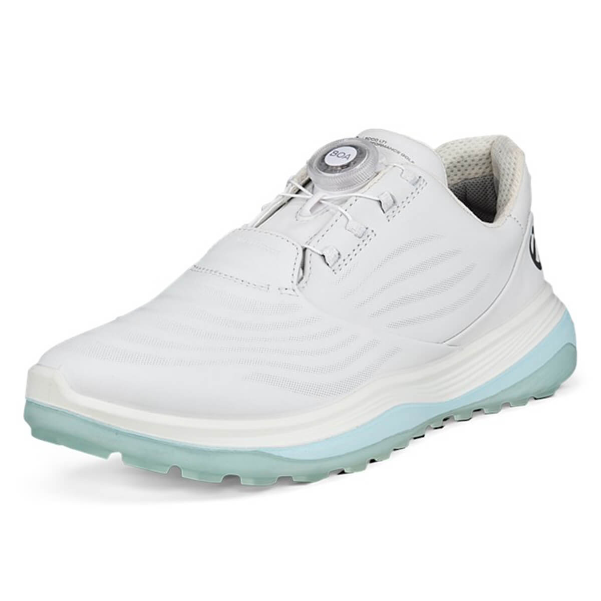 Ecco Womens 2026 LT1 Boa Fastening Waterproof Leather Spikeless Golf Shoes