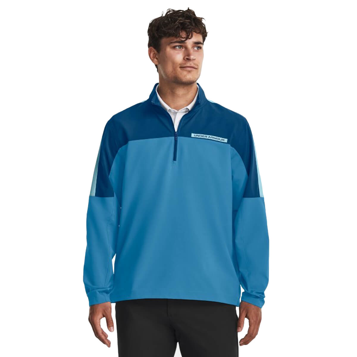 Under Armour UA Storm Windstrike Half Zip Windproof Golf Sweater 29% OFF RRP