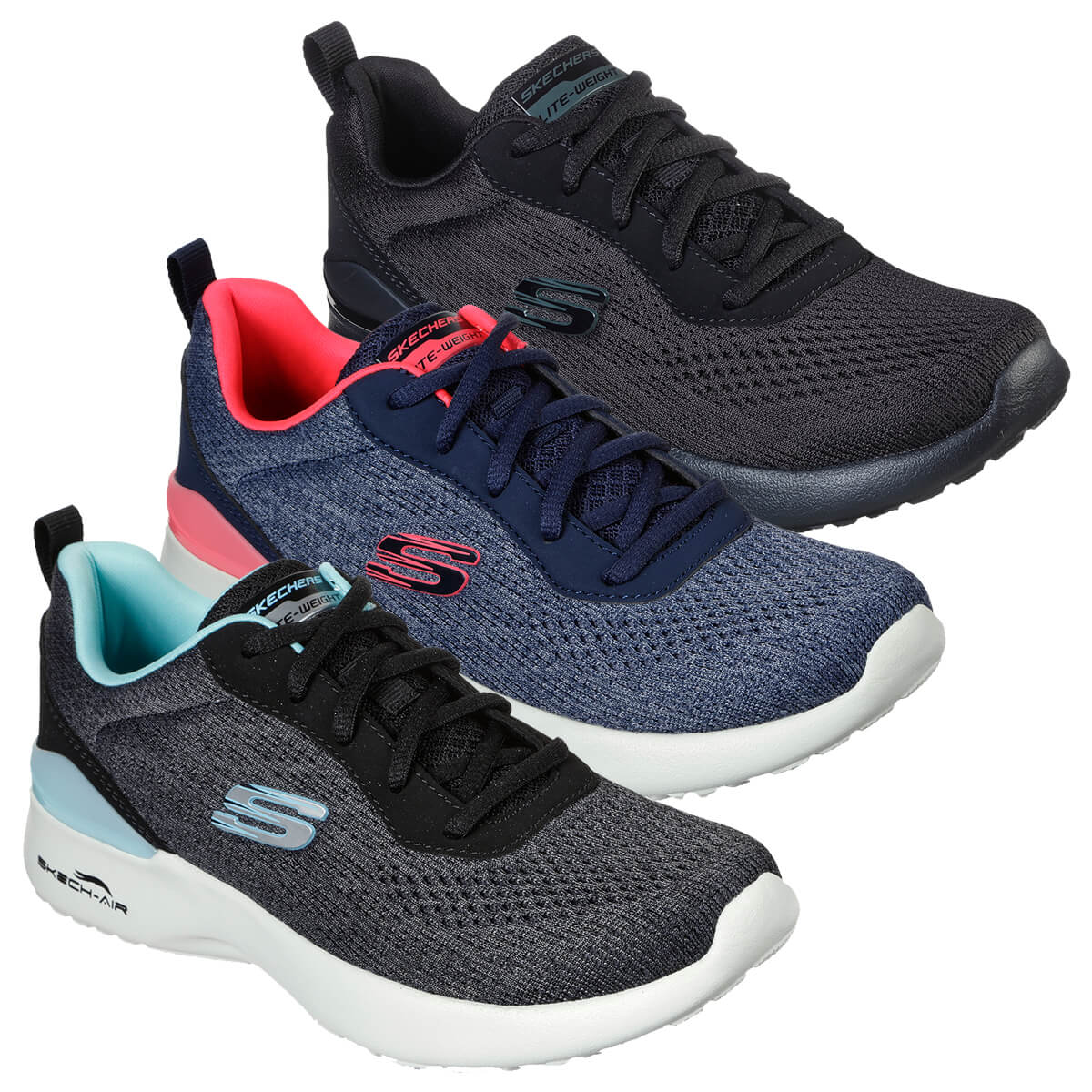 skechers womens waterproof trainers
