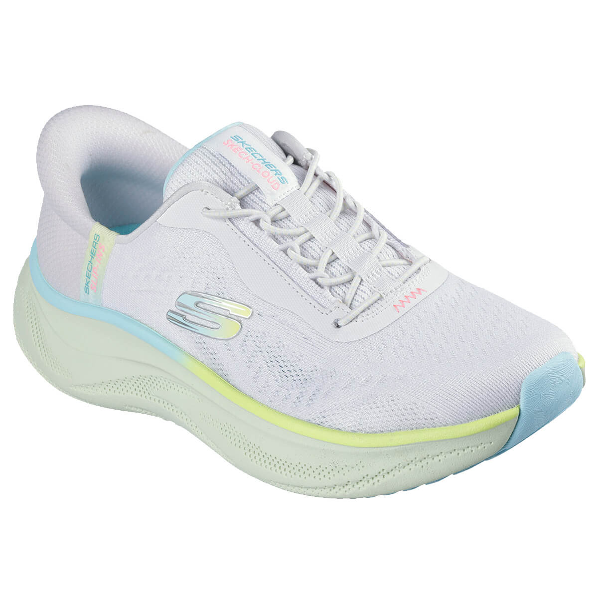 Skechers Womens Skech Cloud Slip-ins Perfectly Plush Trainers 29% OFF RRP