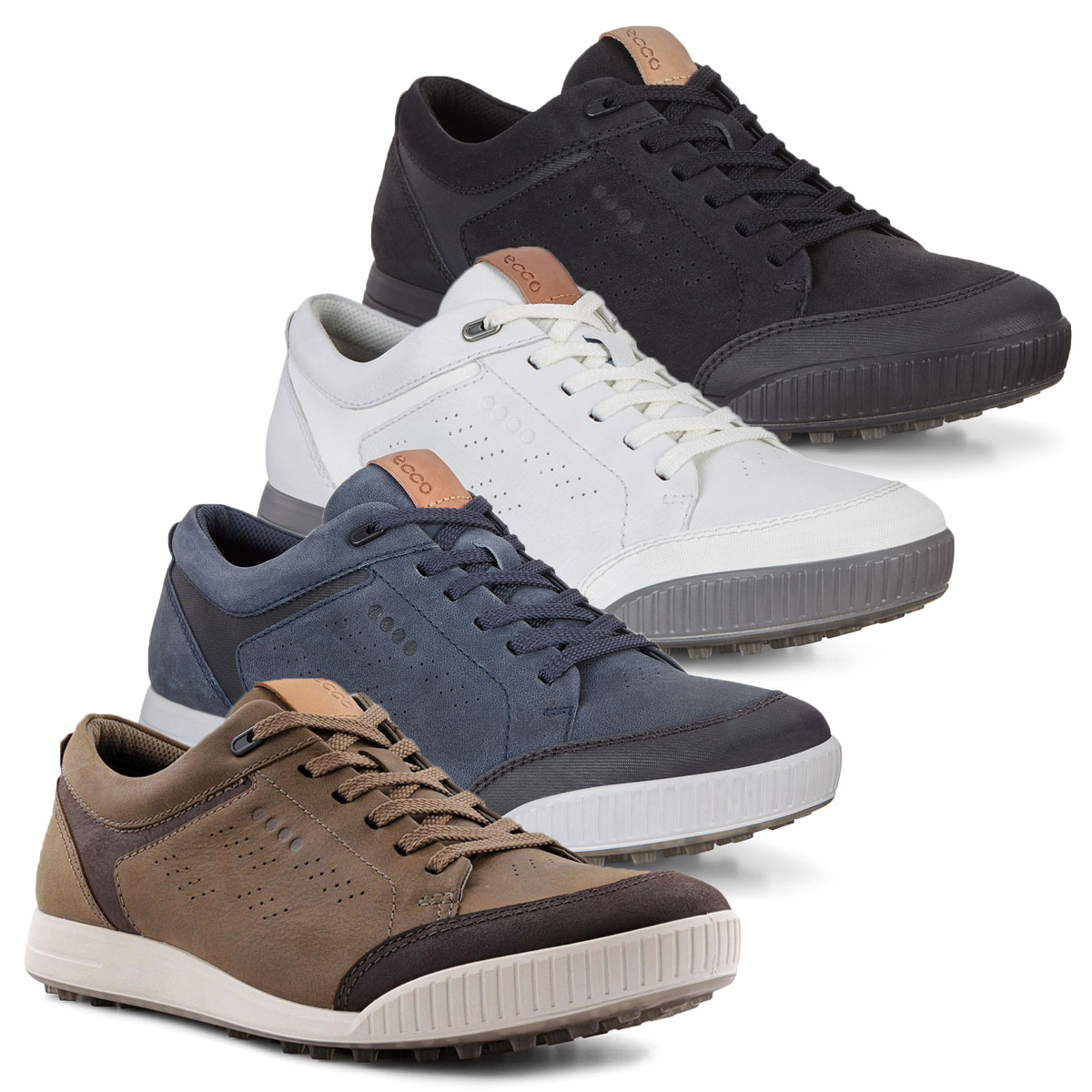 Ecco Mens Street Retro Spikeless Waterproof Breathable