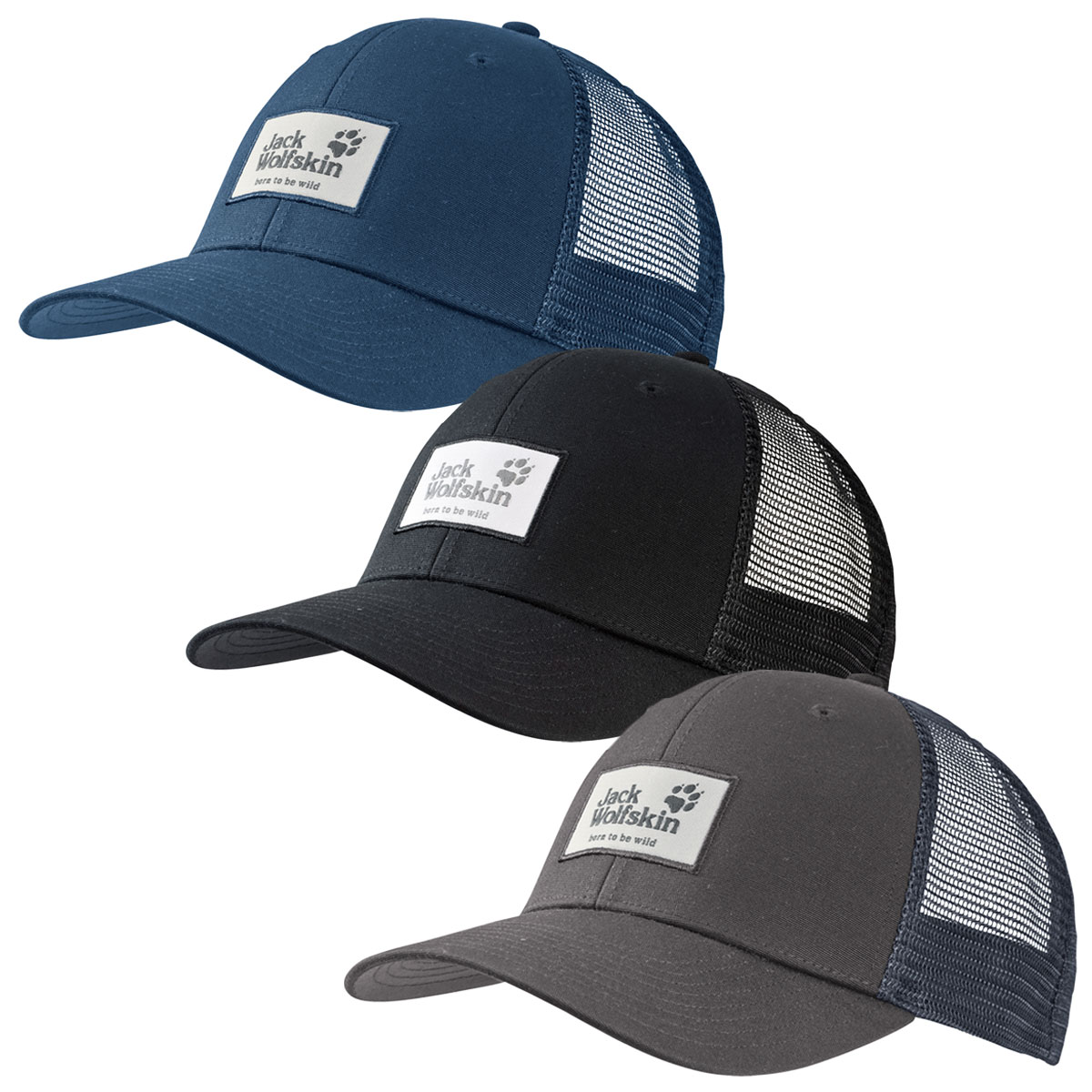 jack wolfskin trucker cap