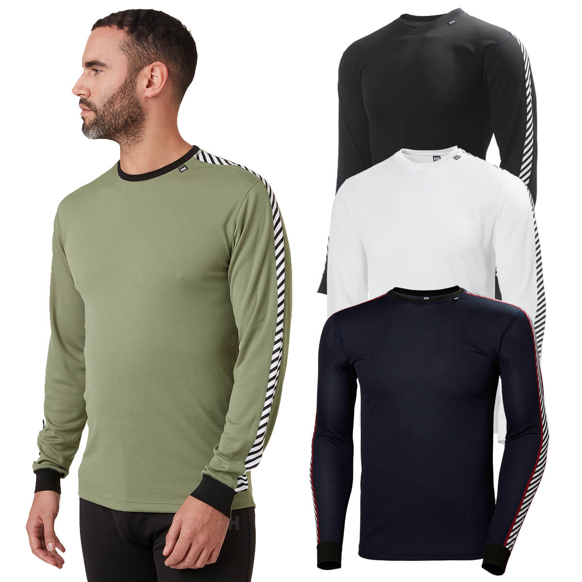 helly hansen dry stripe base layer