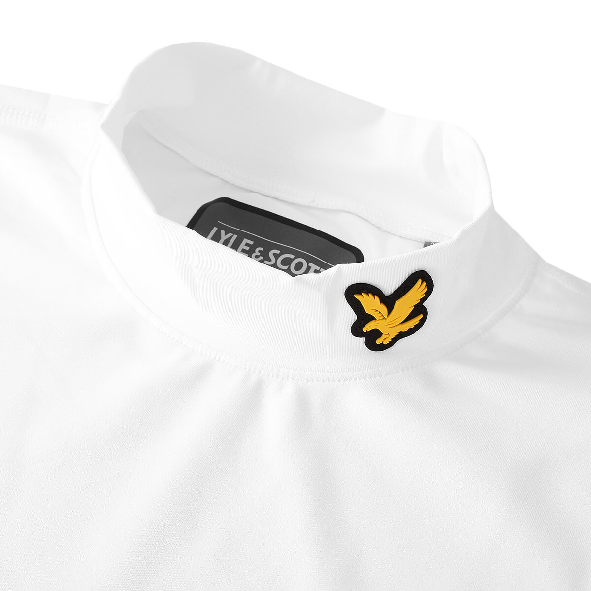 Lyle & Scott Hommes Tech Faux Cou 4-Way Extensible Golf Couche de Base 33% OFF - Imagen 8 de 9