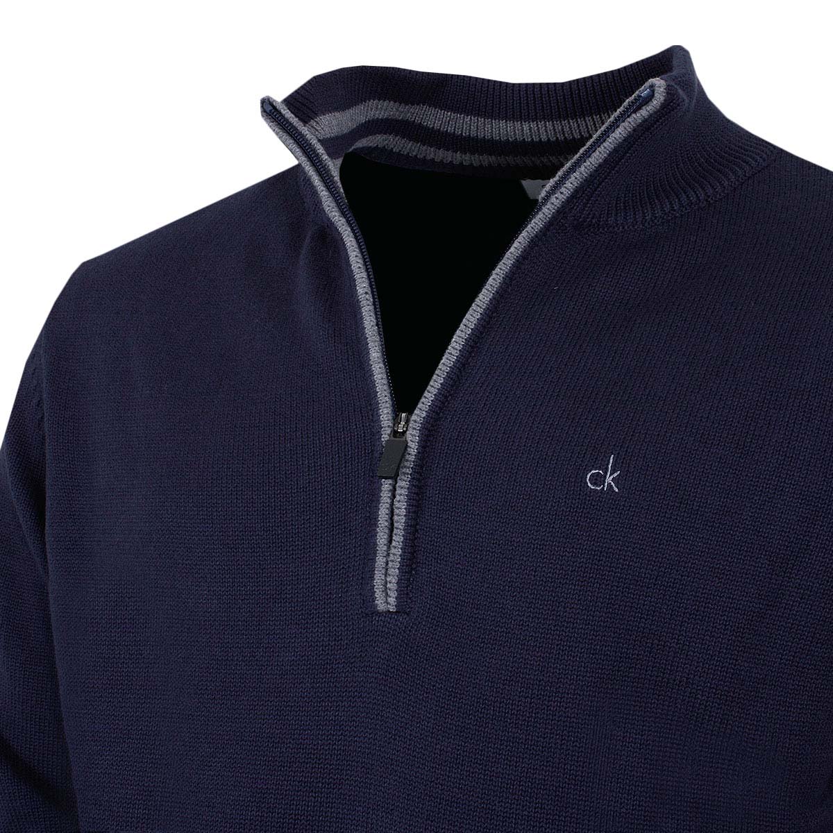 Calvin Klein Mens Cotton 1/2 Zip CK Golf Top Pullover Sweater 37% OFF RRP | eBay