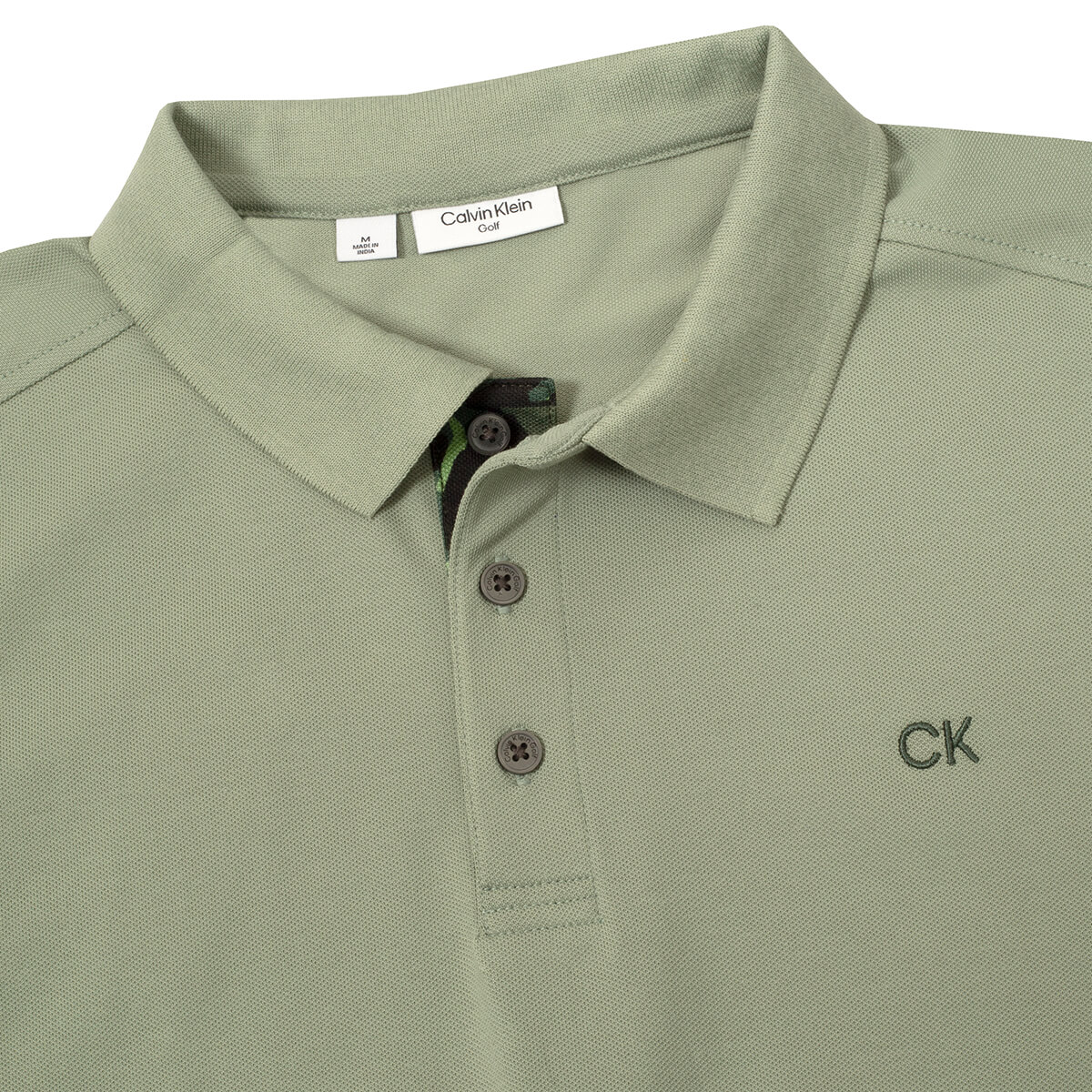 Camisa polo de golf Calvin Klein para hombre 2025 Campus 3 botones cuello acanalado 29 % de descuento precio de venta sugerido por el fabricante - Imagen 60 de 81