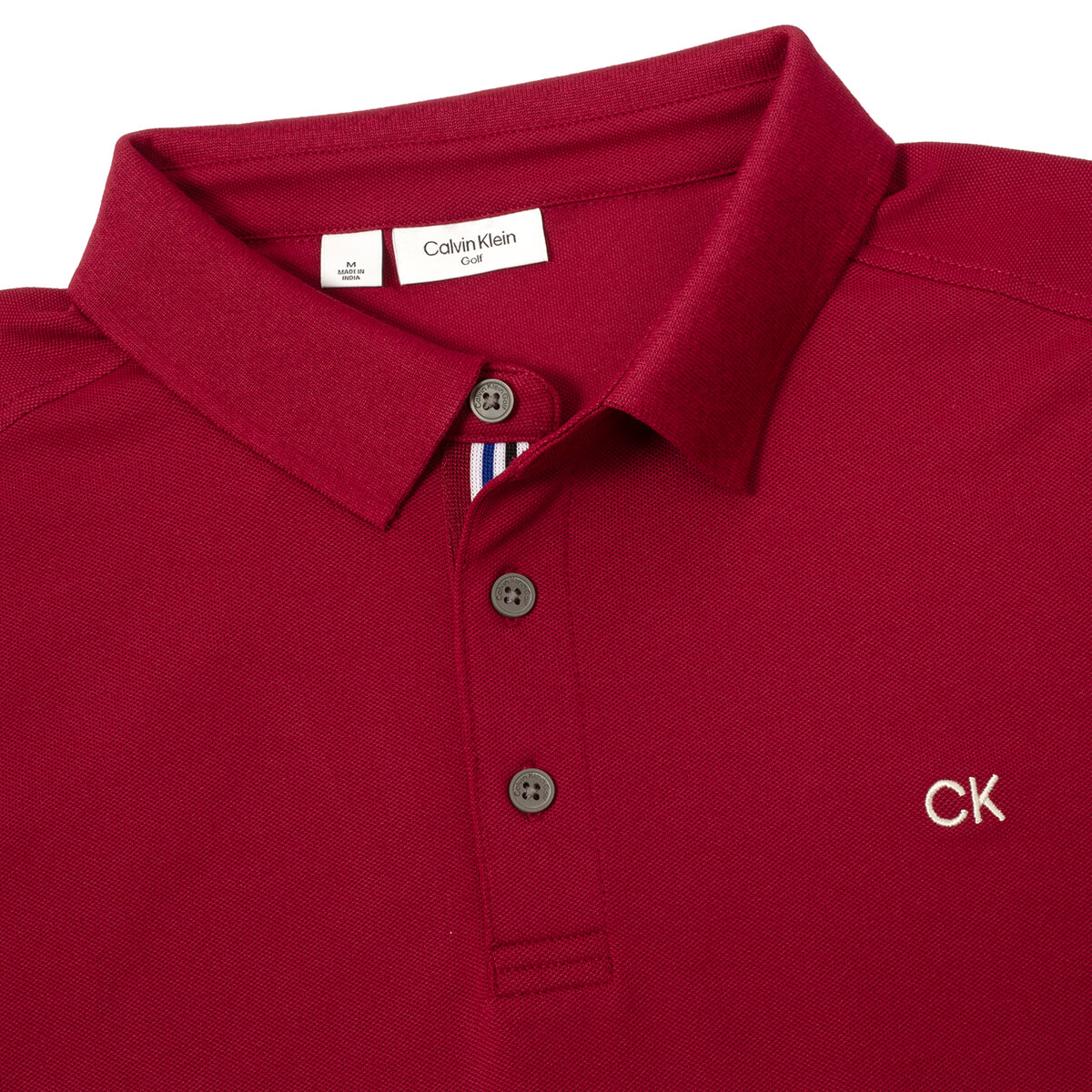 Camisa polo de golf Calvin Klein para hombre 2025 Campus 3 botones cuello acanalado 29 % de descuento precio de venta sugerido por el fabricante - Imagen 28 de 81