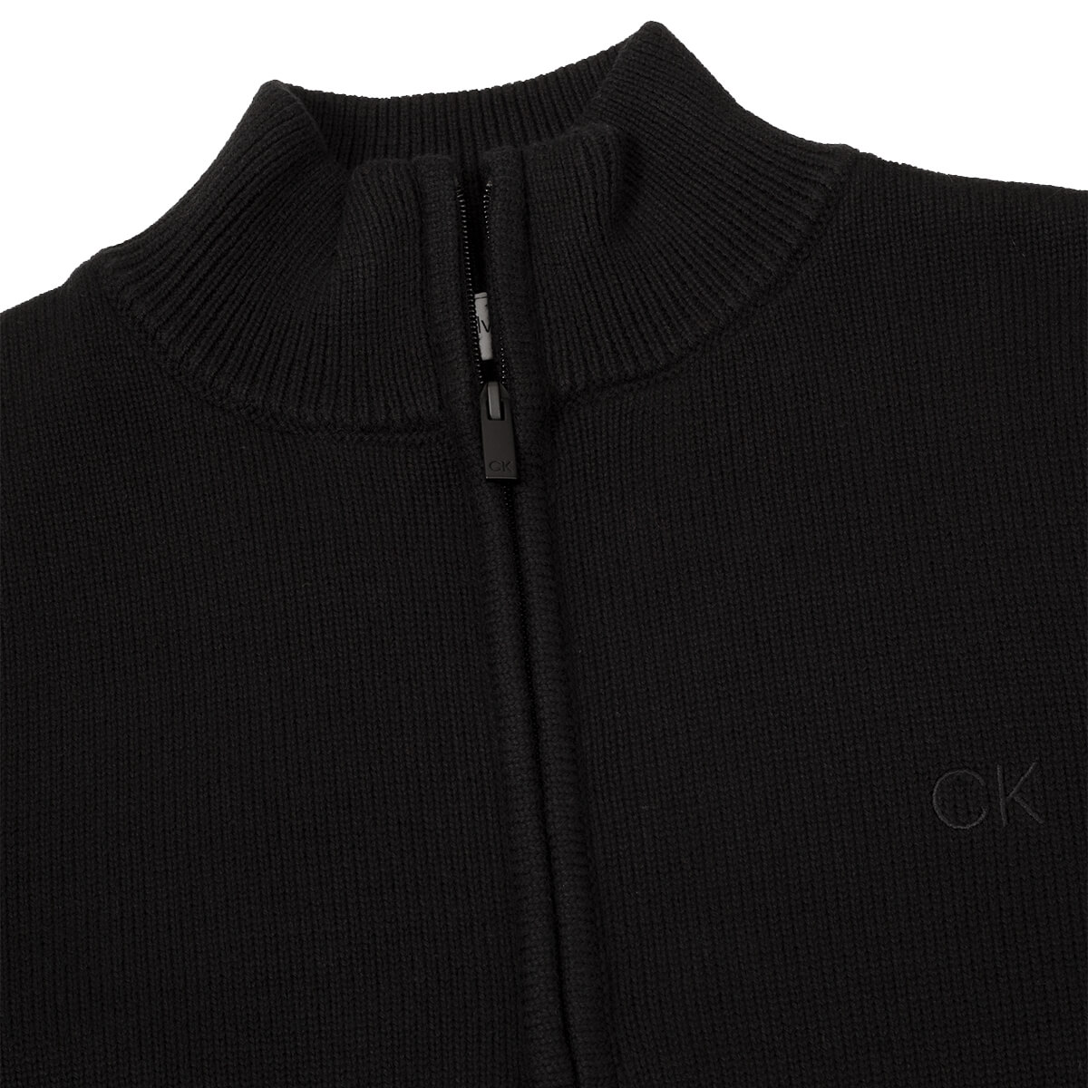 Calvin Klein Mens 2025 Lined Chunky Windproof Lined 1/2 Zip Sweater 38% OFF RRP - Picture 8 of 33
