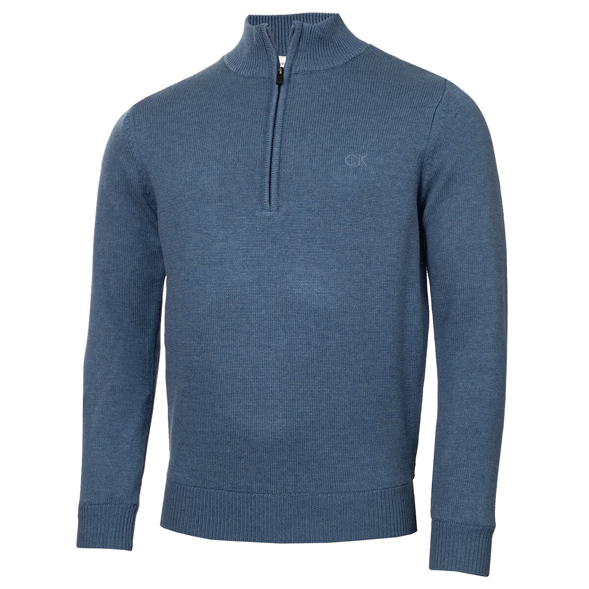 Calvin Klein Mens 2025 Lined Chunky Windproof Lined 1/2 Zip Sweater 38% OFF RRP - Picture 18 of 33