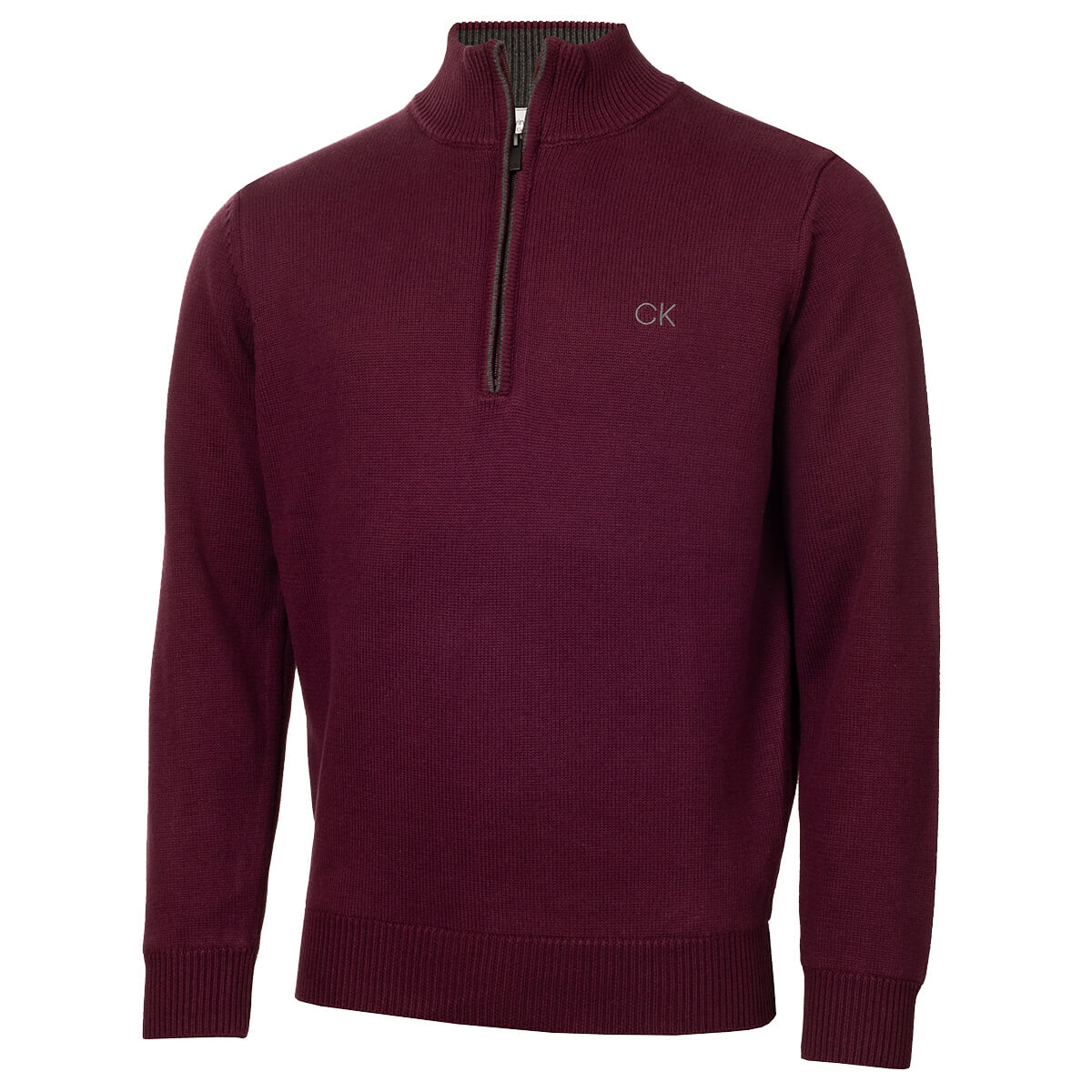 Calvin Klein Mens 2025 Lined Chunky Windproof Lined 1/2 Zip Sweater 38% OFF RRP - Picture 22 of 33