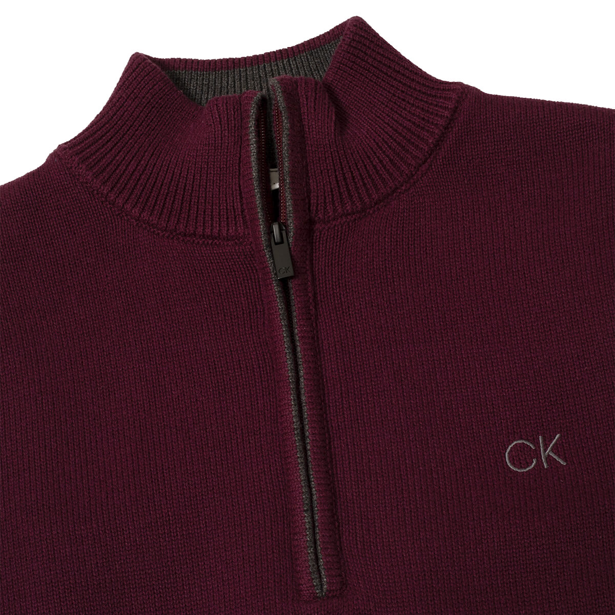 Calvin Klein Mens 2025 Lined Chunky Windproof Lined 1/2 Zip Sweater 38% OFF RRP - Picture 24 of 33