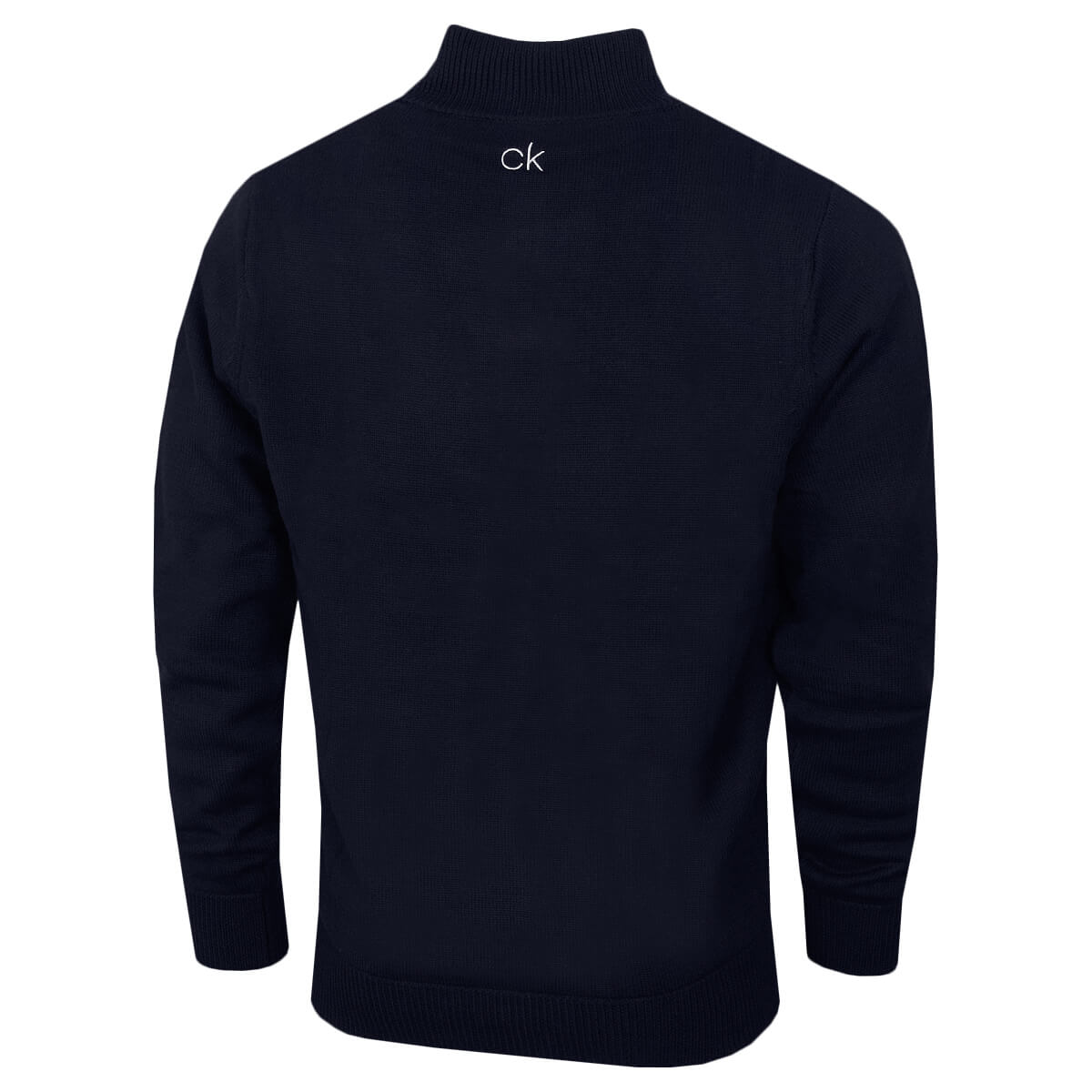 Calvin Klein Mens 2025 Lined Chunky Windproof Lined 1/2 Zip Sweater 38% OFF RRP - Picture 27 of 33