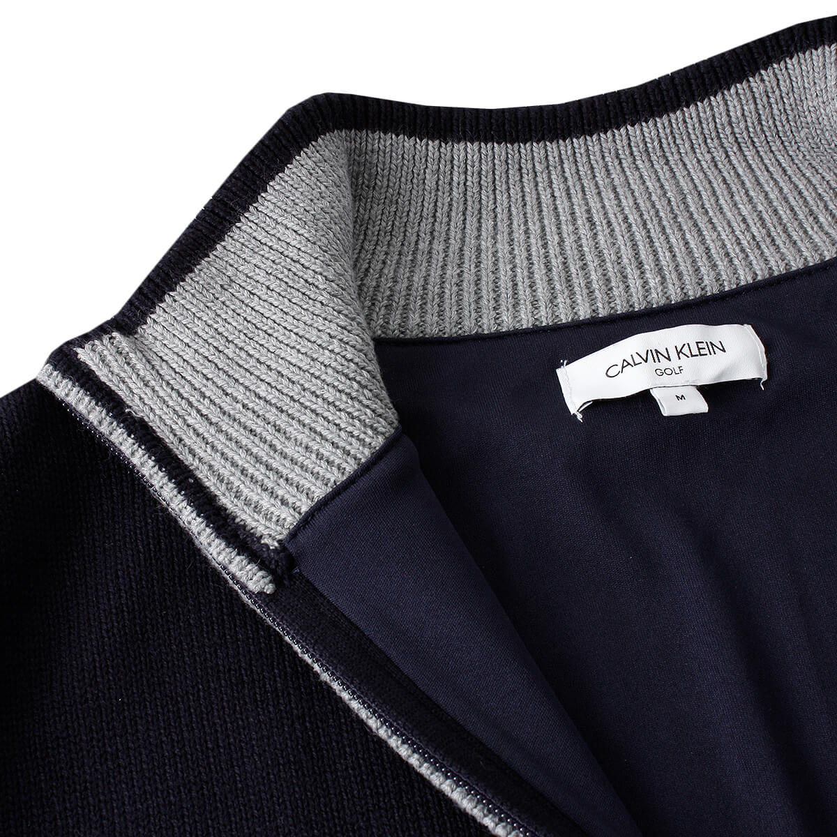 Calvin Klein Mens 2025 Lined Chunky Windproof Lined 1/2 Zip Sweater 38% OFF RRP - Picture 29 of 33