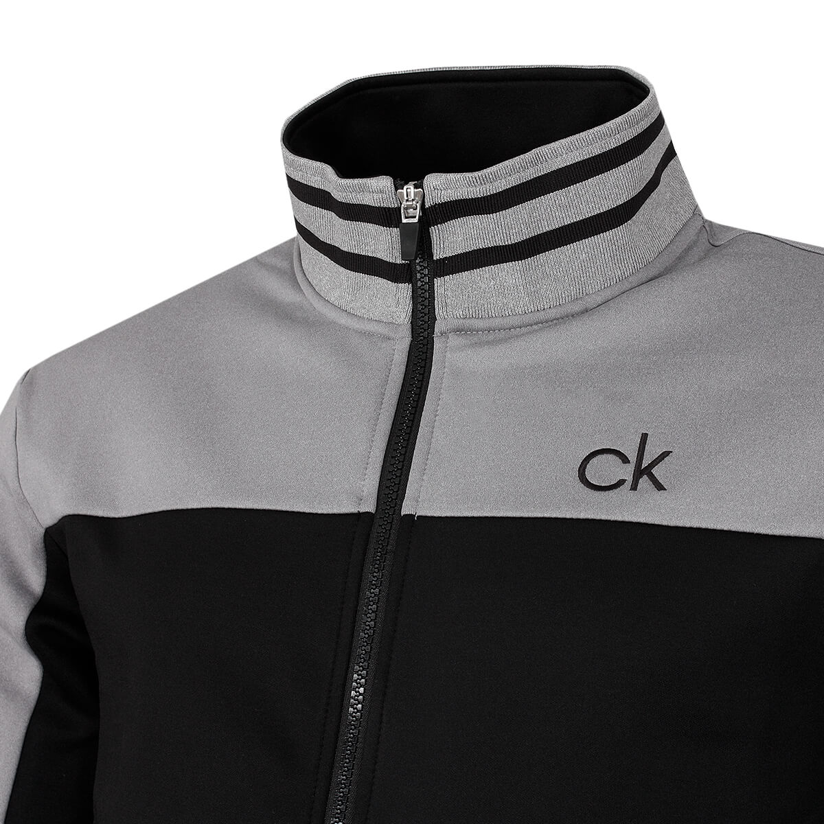CALVIN KLEIN MENS 2022 Retro Performance Full Zip Golf Sweater 56 OFF
